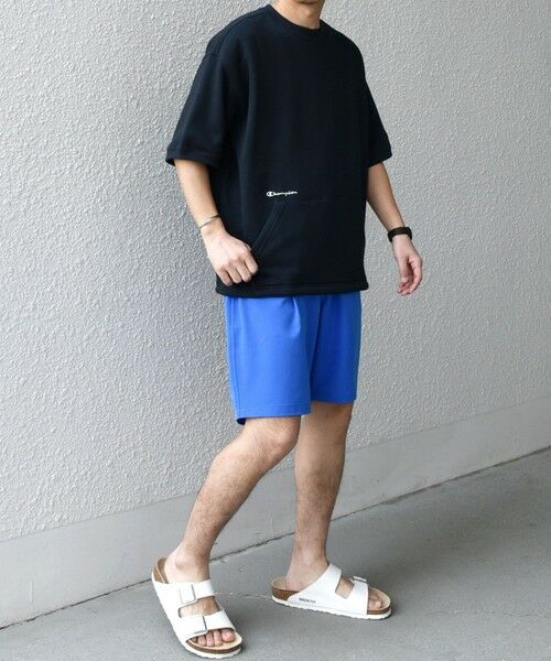 SHIPS / シップス ショート・ハーフ・半端丈パンツ | SHIPS any:〈洗濯機可能/撥水〉4WAYストレッチ ロゴ カラー イージー ショーツ◇ | 詳細23