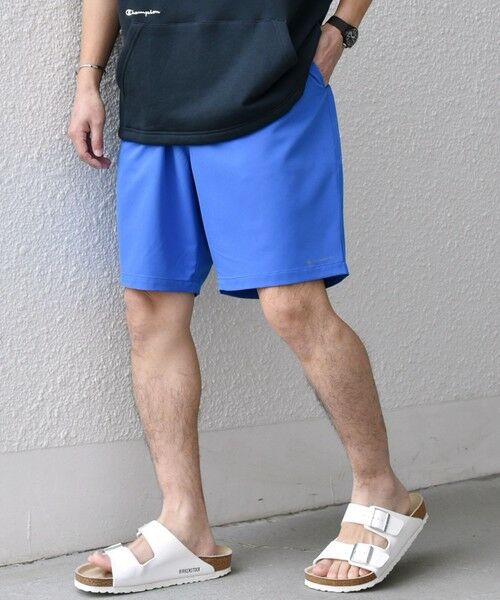 SHIPS / シップス ショート・ハーフ・半端丈パンツ | SHIPS any:〈洗濯機可能/撥水〉4WAYストレッチ ロゴ カラー イージー ショーツ◇ | 詳細25