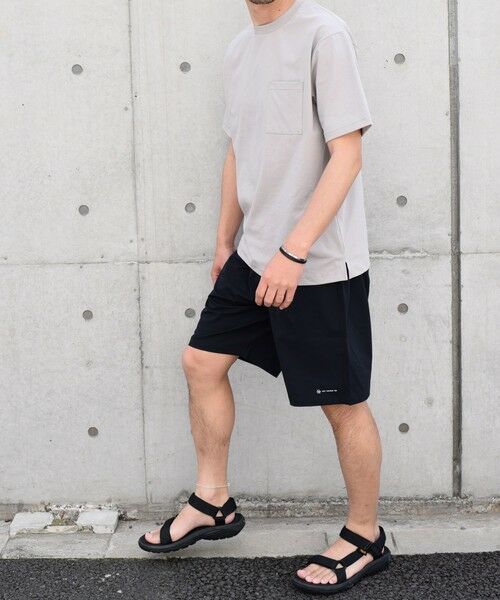 SHIPS / シップス ショート・ハーフ・半端丈パンツ | SHIPS any:〈洗濯機可能/撥水〉4WAYストレッチ ロゴ カラー イージー ショーツ◇ | 詳細30