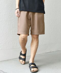 SHIPS / シップス ショート・ハーフ・半端丈パンツ | SHIPS any:〈洗濯機可能〉リネンライク イージー ショーツ (セットアップ対応)◇