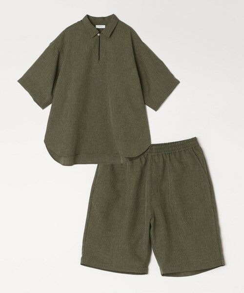 SHIPS / シップス ショート・ハーフ・半端丈パンツ | SHIPS any:〈洗濯機可能〉リネンライク イージー ショーツ (セットアップ対応)◇ | 詳細15