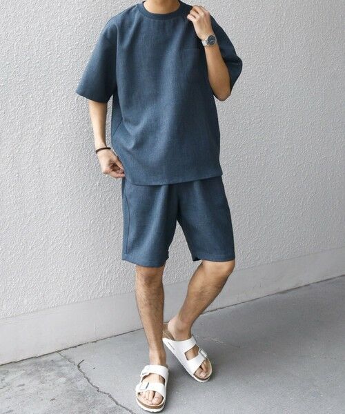 SHIPS / シップス ショート・ハーフ・半端丈パンツ | SHIPS any:〈洗濯機可能〉リネンライク イージー ショーツ (セットアップ対応)◇ | 詳細17