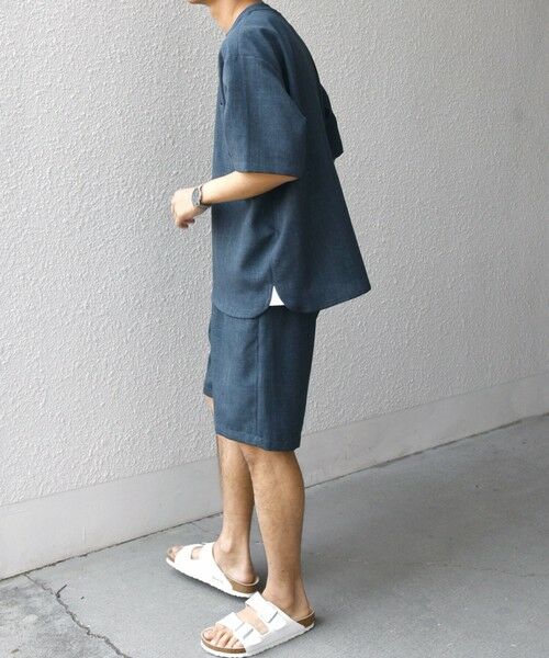 SHIPS / シップス ショート・ハーフ・半端丈パンツ | SHIPS any:〈洗濯機可能〉リネンライク イージー ショーツ (セットアップ対応)◇ | 詳細18