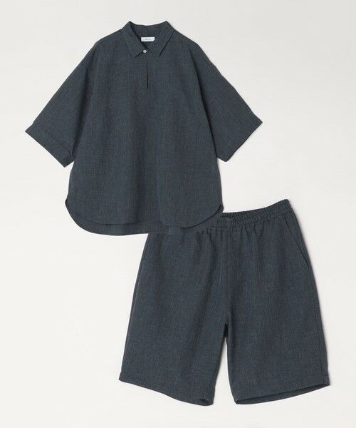 SHIPS / シップス ショート・ハーフ・半端丈パンツ | SHIPS any:〈洗濯機可能〉リネンライク イージー ショーツ (セットアップ対応)◇ | 詳細23