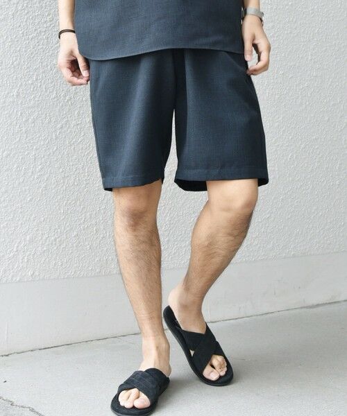 SHIPS / シップス ショート・ハーフ・半端丈パンツ | SHIPS any:〈洗濯機可能〉リネンライク イージー ショーツ (セットアップ対応)◇ | 詳細26