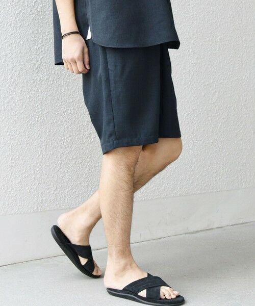 SHIPS / シップス ショート・ハーフ・半端丈パンツ | SHIPS any:〈洗濯機可能〉リネンライク イージー ショーツ (セットアップ対応)◇ | 詳細28