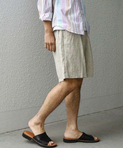 SHIPS / シップス ショート・ハーフ・半端丈パンツ | SHIPS any:〈洗濯機可能〉NOVELTEX リネン イージー ショーツ(セットアップ対応)◇ | 詳細7