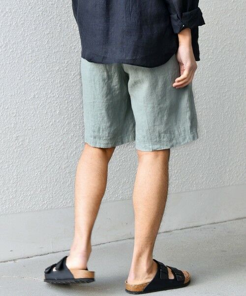 SHIPS / シップス ショート・ハーフ・半端丈パンツ | SHIPS any:〈洗濯機可能〉NOVELTEX リネン イージー ショーツ(セットアップ対応)◇ | 詳細22
