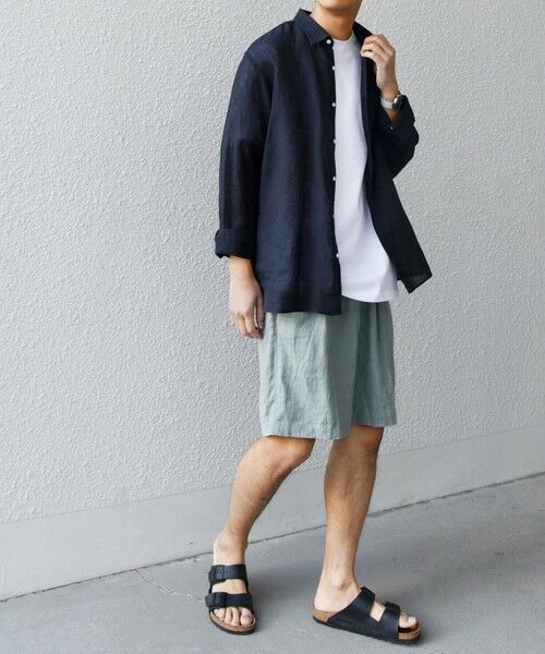 SHIPS / シップス ショート・ハーフ・半端丈パンツ | SHIPS any:〈洗濯機可能〉NOVELTEX リネン イージー ショーツ(セットアップ対応)◇ | 詳細19