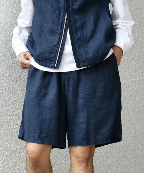 SHIPS / シップス ショート・ハーフ・半端丈パンツ | SHIPS any:〈洗濯機可能〉NOVELTEX リネン イージー ショーツ(セットアップ対応)◇ | 詳細27