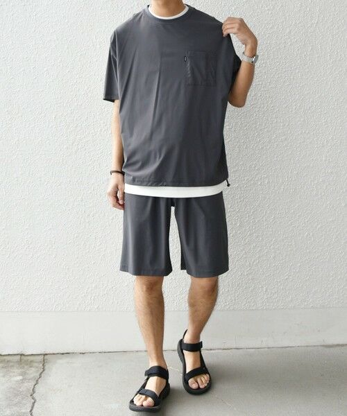 SHIPS / シップス ショート・ハーフ・半端丈パンツ | 【WEB限定】SHIPS any:〈接触冷感〉ストレッチ ナイロン イージー ショーツ(セットアップ対応)◇ | 詳細16