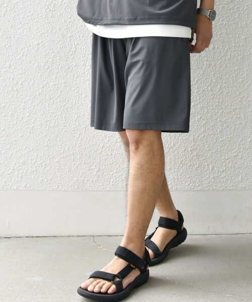 SHIPS / シップス ショート・ハーフ・半端丈パンツ | 【WEB限定】SHIPS any:〈接触冷感〉ストレッチ ナイロン イージー ショーツ(セットアップ対応)◇ | 詳細19
