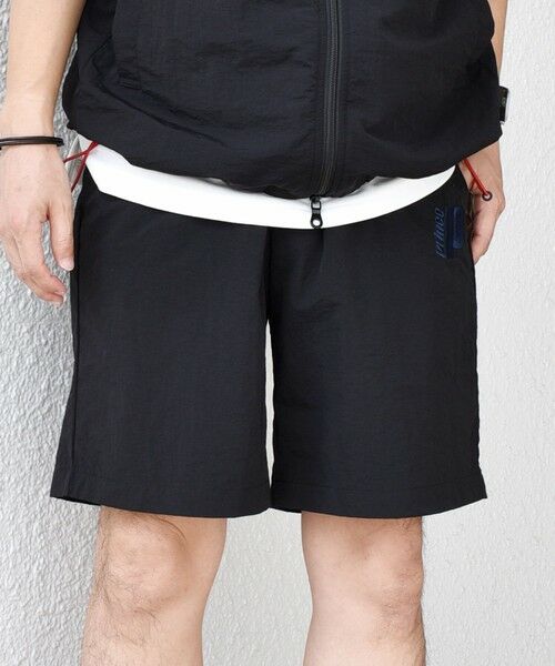 SHIPS / シップス ショート・ハーフ・半端丈パンツ | 【SHIPS any別注】prince:〈撥水/UVカット/遮熱〉ワンポイント ロゴ ナイロン イージー ショーツ (セットアップ対応)◇ | 詳細3