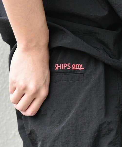 SHIPS / シップス ショート・ハーフ・半端丈パンツ | 【SHIPS any別注】prince:〈撥水/UVカット/遮熱〉ワンポイント ロゴ ナイロン イージー ショーツ (セットアップ対応)◇ | 詳細6