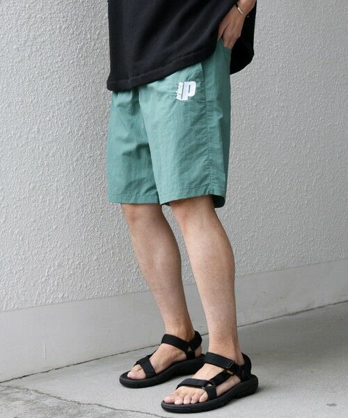 SHIPS / シップス ショート・ハーフ・半端丈パンツ | 【SHIPS any別注】prince:〈撥水/UVカット/遮熱〉ワンポイント ロゴ ナイロン イージー ショーツ (セットアップ対応)◇ | 詳細21