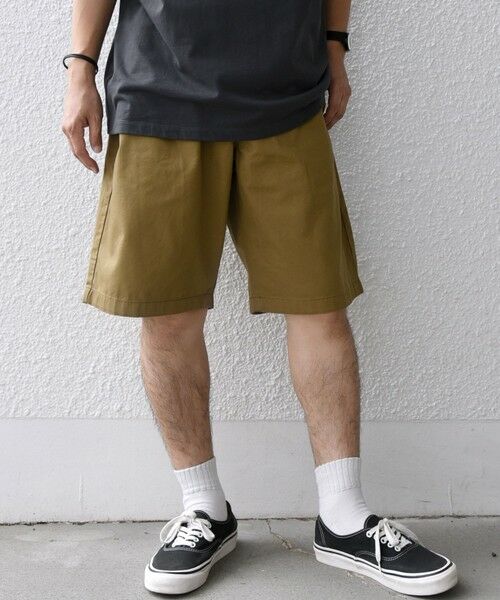 SHIPS / シップス ショート・ハーフ・半端丈パンツ | Lee: FLeeasy Narrow コットン ツイル リラックス ショーツ | 詳細18
