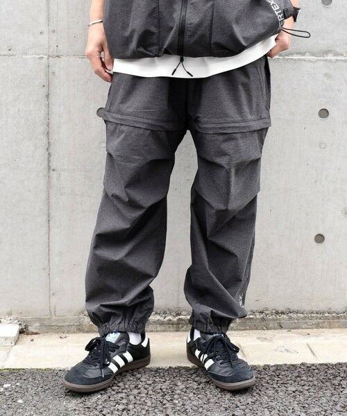 SHIPS / シップス その他パンツ | SHIPS any: 〈撥水・透湿・軽量〉PERTEX(R) 2WAY トラック パンツ (セットアップ対応)◇(ダークグレー)