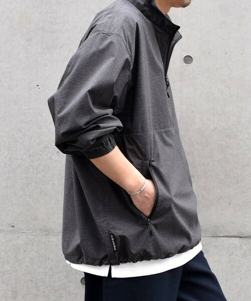 SHIPS / シップス ブルゾン | SHIPS any: 〈撥水・透湿・軽量〉PERTEX(R) ハーフジップ プルオーバー ブルゾン (セットアップ対応)◇ | 詳細4