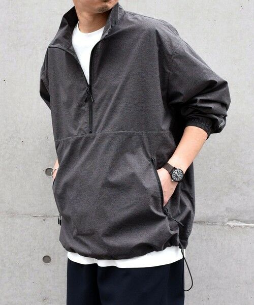 SHIPS / シップス ブルゾン | SHIPS any: 〈撥水・透湿・軽量〉PERTEX(R) ハーフジップ プルオーバー ブルゾン (セットアップ対応)◇ | 詳細5