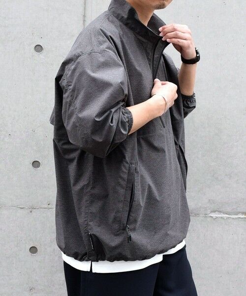 SHIPS / シップス ブルゾン | SHIPS any: 〈撥水・透湿・軽量〉PERTEX(R) ハーフジップ プルオーバー ブルゾン (セットアップ対応)◇ | 詳細6