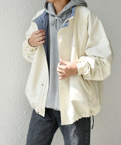 SHIPS / シップス ブルゾン | 【SHIPS any別注】HINSON: 2トーン スピンドル ショート モンスター ブルゾン◇ | 詳細4