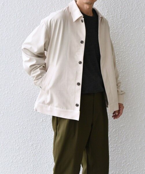 SHIPS / シップス ブルゾン | SHIPS any: 〈手洗い可能〉 ショート ブルゾン 24FW◇(ナチュラル)