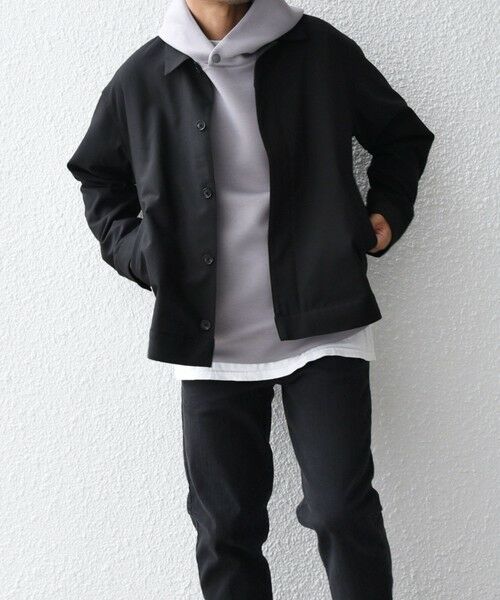 SHIPS / シップス ブルゾン | SHIPS any: 〈手洗い可能〉 ショート ブルゾン 24FW◇(ブラック)