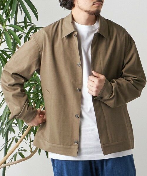 SHIPS / シップス ブルゾン | SHIPS any: 〈手洗い可能〉 ショート ブルゾン 24FW◇(オリーブ)