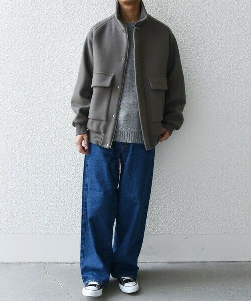 SHIPS / シップス ブルゾン | SHIPS any: PURE WOOL MELTON ダービー ブルゾン◇ | 詳細1