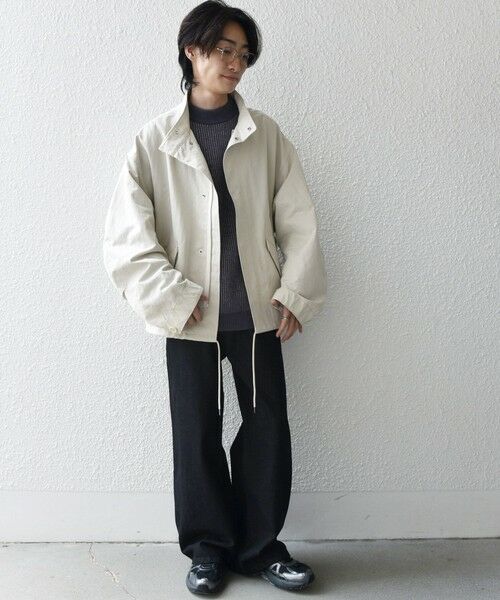 SHIPS / シップス ブルゾン | SHIPS any: 〈洗濯機可能〉ドルマンスリーブ スタンドカラー ショート モッズ ブルゾン◇ | 詳細1