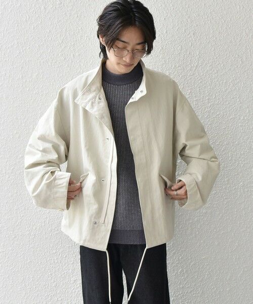 SHIPS / シップス ブルゾン | SHIPS any: 〈洗濯機可能〉ドルマンスリーブ スタンドカラー ショート モッズ ブルゾン◇ | 詳細3