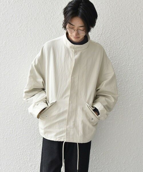 SHIPS / シップス ブルゾン | SHIPS any: 〈洗濯機可能〉ドルマンスリーブ スタンドカラー ショート モッズ ブルゾン◇ | 詳細5