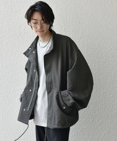 SHIPS / シップス ブルゾン | SHIPS any: 〈洗濯機可能〉ドルマンスリーブ スタンドカラー ショート モッズ ブルゾン◇ | 詳細20