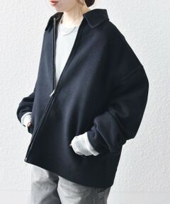 SHIPS / シップス ブルゾン | SHIPS any: リバー メルトン オーバーサイズ ジップ ブルゾン◇