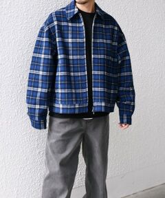 SHIPS / シップス ブルゾン | SHIPS any: リバー メルトン オーバーサイズ ジップ ブルゾン◇