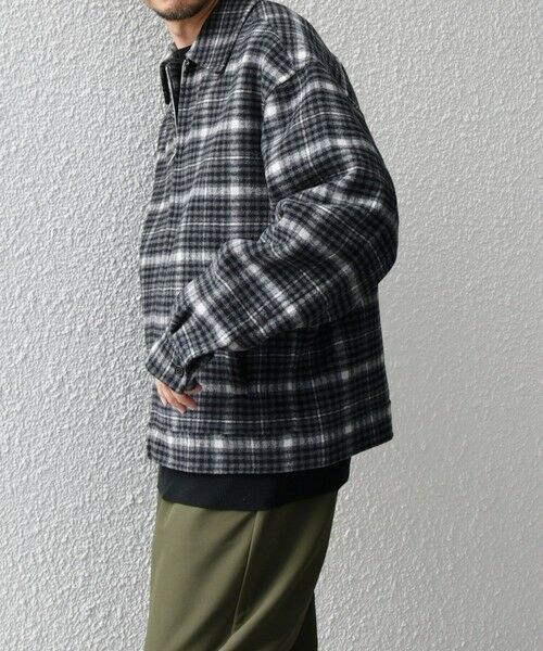 SHIPS / シップス ブルゾン | SHIPS any: リバー メルトン オーバーサイズ ジップ ブルゾン◇ | 詳細7