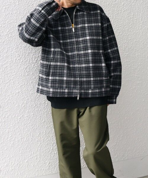 SHIPS / シップス ブルゾン | SHIPS any: リバー メルトン オーバーサイズ ジップ ブルゾン◇ | 詳細8