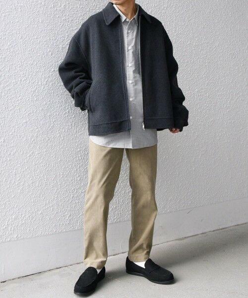 SHIPS / シップス ブルゾン | SHIPS any: リバー メルトン オーバーサイズ ジップ ブルゾン◇ | 詳細13