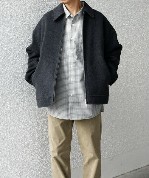 SHIPS / シップス ブルゾン | SHIPS any: リバー メルトン オーバーサイズ ジップ ブルゾン◇ | 詳細16
