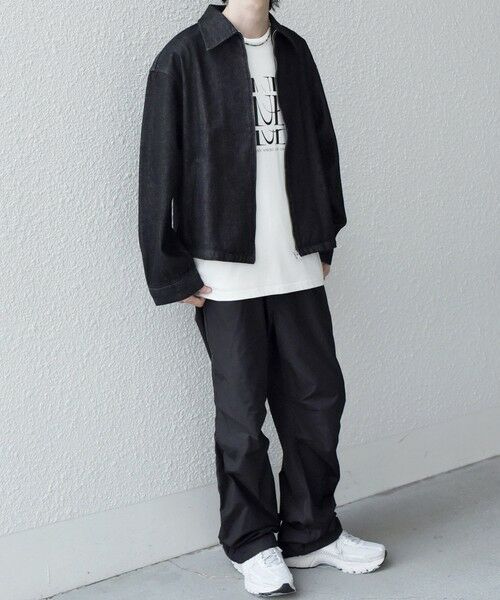 SHIPS / シップス ブルゾン | SHIPS any: ウォッシュド デニム ワイドスリーブ ジップ ブルゾン (セットアップ対応)◇ | 詳細1