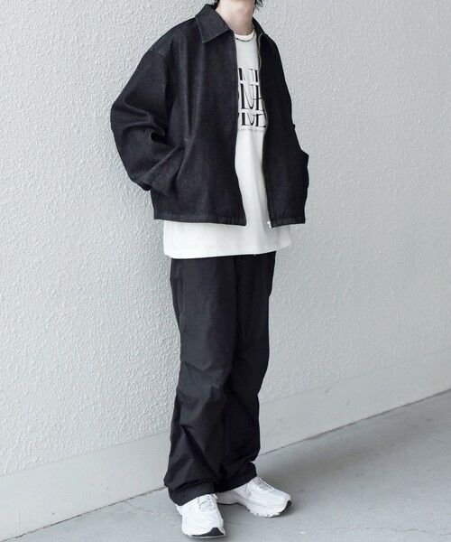 SHIPS / シップス ブルゾン | SHIPS any: ウォッシュド デニム ワイドスリーブ ジップ ブルゾン (セットアップ対応)◇ | 詳細2