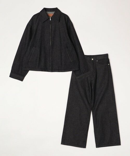 SHIPS / シップス ブルゾン | SHIPS any: ウォッシュド デニム ワイドスリーブ ジップ ブルゾン (セットアップ対応)◇ | 詳細8