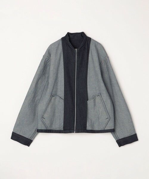 SHIPS / シップス ブルゾン | SHIPS any: ウォッシュド デニム ワイドスリーブ ジップ ブルゾン (セットアップ対応)◇ | 詳細20