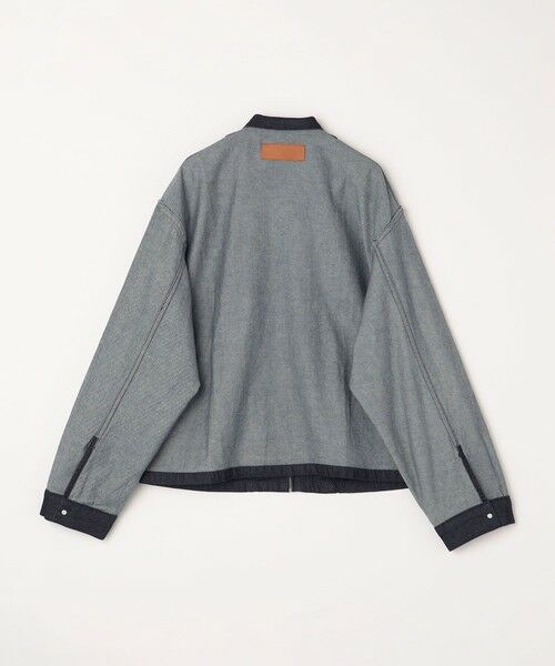 SHIPS / シップス ブルゾン | SHIPS any: ウォッシュド デニム ワイドスリーブ ジップ ブルゾン (セットアップ対応)◇ | 詳細21