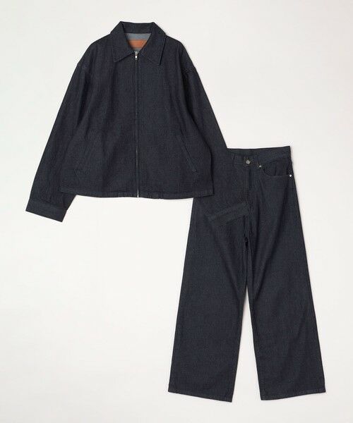 SHIPS / シップス ブルゾン | SHIPS any: ウォッシュド デニム ワイドスリーブ ジップ ブルゾン (セットアップ対応)◇ | 詳細23