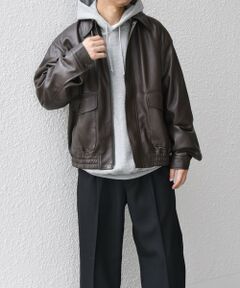 SHIPS / シップス ブルゾン | SHIPS any: オーバーサイズ A-2 ブルゾン◇