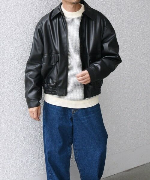 SHIPS / シップス ブルゾン | SHIPS any: オーバーサイズ A-2 ブルゾン◇ | 詳細3