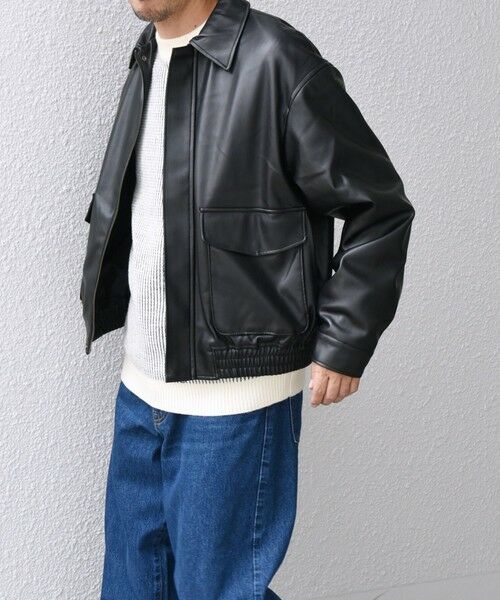 SHIPS / シップス ブルゾン | SHIPS any: オーバーサイズ A-2 ブルゾン◇ | 詳細4