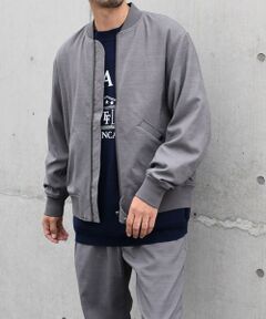 SHIPS / シップス ブルゾン | SHIPS any: SOLOTEX(R) ウーリック ショート ジップ ブルゾン （セットアップ対応）◇