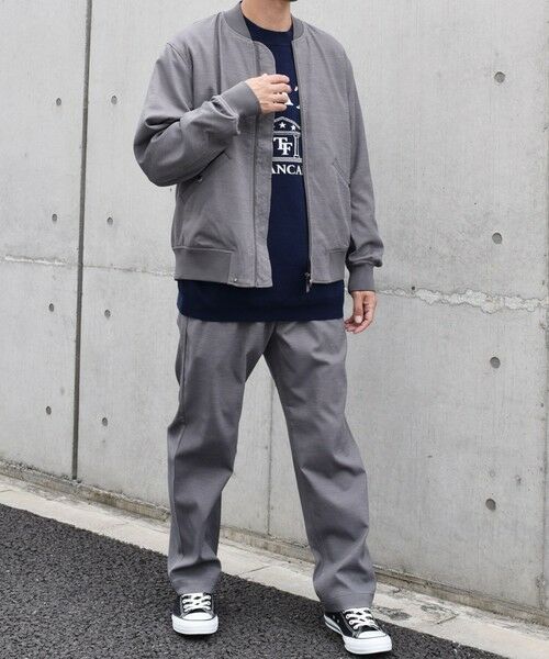 SHIPS / シップス ブルゾン | SHIPS any: SOLOTEX(R) ウーリック ショート ジップ ブルゾン （セットアップ対応）◇ | 詳細2